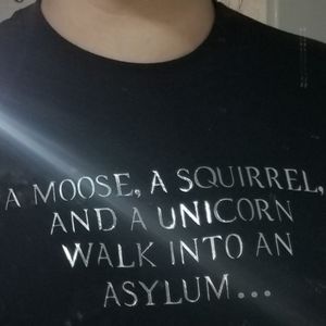 Supernatural Tee: Moose, Squirrel, Unicorn, Asylum